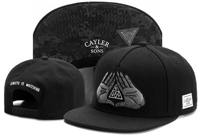 

Snapbacks Cayler & Sons Hip-Hop Мода Регулируемая мужская шляпа Г-жа шарик Cap высокого качества Burst серии Snapback Hat