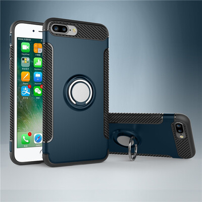 

Apple Iphone 78 Plus Armor Car Magnetic Suction Ring Bracket Silicon TPU Hard PC Phone Case