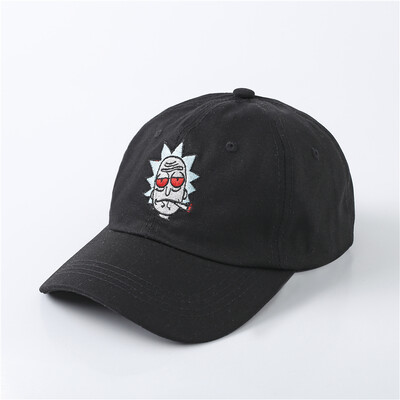 

Новая американская анимация Rick Caps Dad Hat Rick и Morty Hats Adjustable Casquette Высокое качество Хлопковая бейсбольная кепка