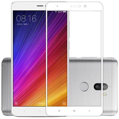 

ESCASE millet 5S Plus tempered film millet 5S Plus full-screen screen printing film full coverage HD explosion-proof anti fingerprint mobile phone film white