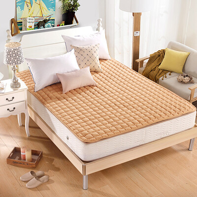 

Arctic velvet bed home textile folding skid bed pad comfort tatami breathable mattress protection pad summer cool thin bed