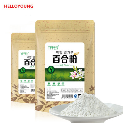 

C-TS024 New Arrial 100g White Lily Flour 100% чисто натуральный органический порошок лилии Нет пигмента Великий чай для человека
