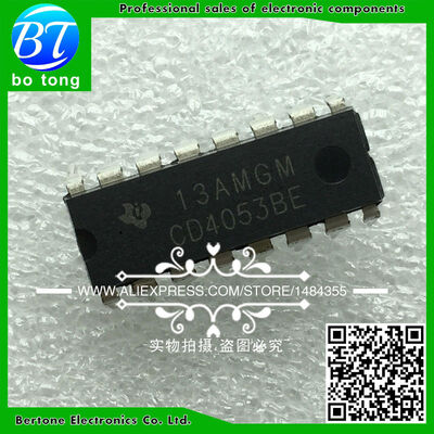 

10PCS CD4053BE DIP16 CD4053 DIP new and original IC free shipping