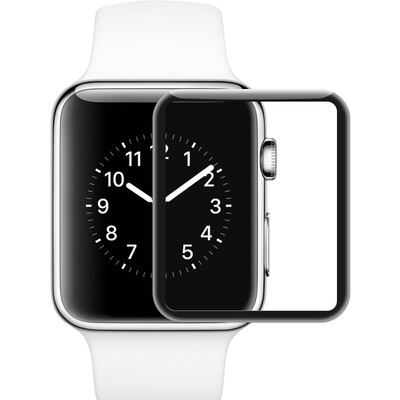 

BIAZE Apple Apple Watch1Series23 watch tempered film iWatch3D hot bending full screen cover protection film waterproof version 38mm-JM328