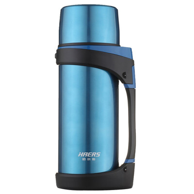 

Hars HAERS 1500ml stainless steel vacuum insulation pot fashion wide mouth home water bottle thermos bottle LG-1500-11 deep water blue