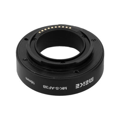 

Meike MK-S-AF3-B Plastic Extension Tube Close Shot Adapter Ring Lens for Auto Focus Sony NEX Micro DSLR 10mm 16mm E-Mount Cam