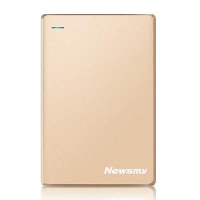 

Newsman Breeze Metal 320GB Metal Heat Dissipation Magnetic Shockproof USB30 HDD Data Storage Backup Copy 25 Inch Light Gold