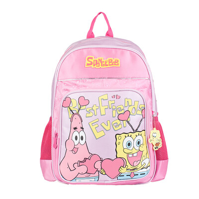 

Dawn  & G stationery sponge baby bag children cartoon large double shoulder bag pink 430mm 310mm QBBN3002
