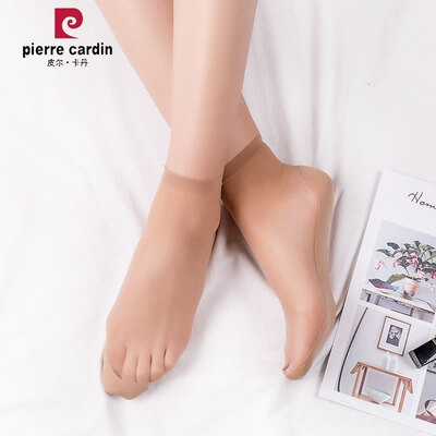 

Pierre Cardin short socks female stockings 1D antibacterial non-slip silver ion soft velvet invisible boat socks women socks socks 6 pairs of dark skin color code