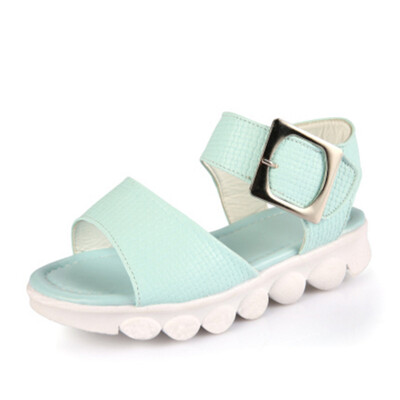 

2018 New Girls Sandals Summer Soft Bottom Beach Shoes Fashin Girls Sandals High Quality Students Flat Shoes Kids Shoes