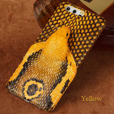 

Genuine Leather Phone Case For HUAWEI P10 Plus Case Snake Head Rear cover For HUAWEI P Samrt P20 Pro Back Cover
