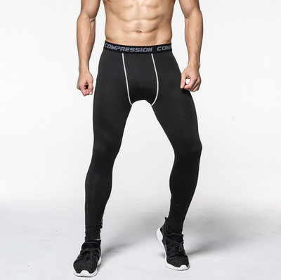 

Camouflage fitness pants mens elastic fast dry pants running cycling basketball training tight pants