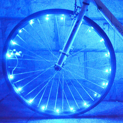

Велосипед Велоспорт 20 светодиодов Цветной прохладный безопасности Spoke Wheel Light Велосипед аксессуары