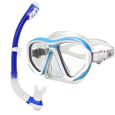 

Whale brand High Quality diving Mask Snorkel set with wide view scuba diving gear diving mask&snorkel set