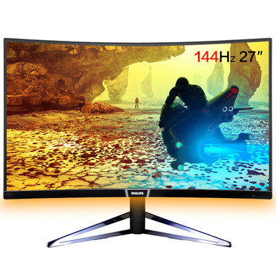 

Philips (PHILIPS) 27-дюймовый экран с изогнутым экраном 1800R 2K / QHD 144Hz для игрового монитора 278M6FJMB