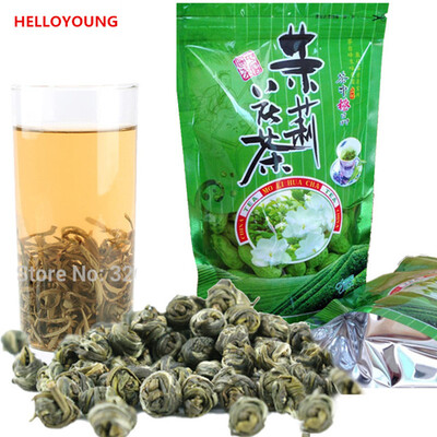 

Оптовый чай высокого качества Jasmine Flower 100g Premium Jasmine Pearl Китайский органический зеленый чай в твердом переплете душистый чай