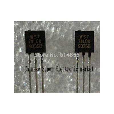 

1000pcs 78L09 WS78L09 9V 100mA 01A Voltage Regulator TO-92 Package