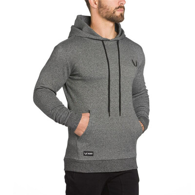 

Muscle Dr Men Winter New Outdoor Sports Fitness Fashion Hooded Hooded sweater Slim Leisure