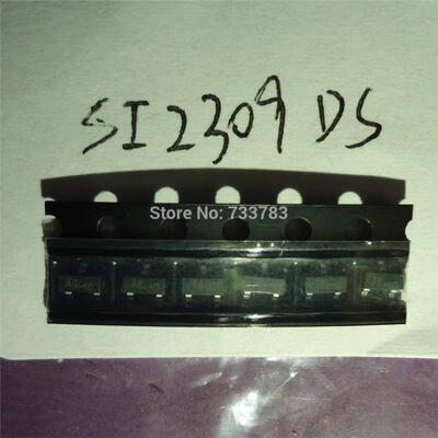 

100pcs/lot SI2309DS SI2309 SOT-23 P-Channel 60-V (D-S) MOSFET