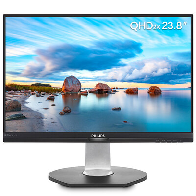 

Philips (PHILIPS) 23,8-дюймовый экран AH-IPS с узкой рамкой 2K / QHD 99% sRGB Ротационный подъемный компьютер для ЖК-монитора 242B7QPTEB