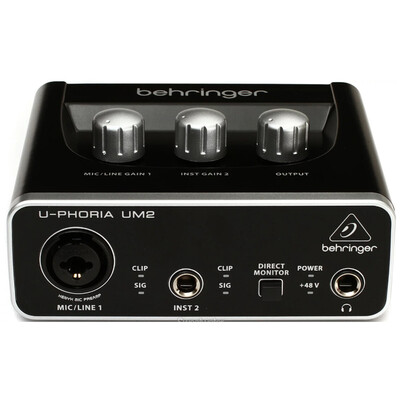

BEHRINGER UM2 sound card UMC204HD UMC404HD USB sound card Behringer UM2
