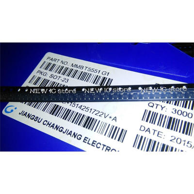 

Free shipping MMBT5551 2N5551 Marking G1 SOT-23 NPN 3000pcslot 160V 600mA SMD Triode Transistor green product MMBT551LT1G