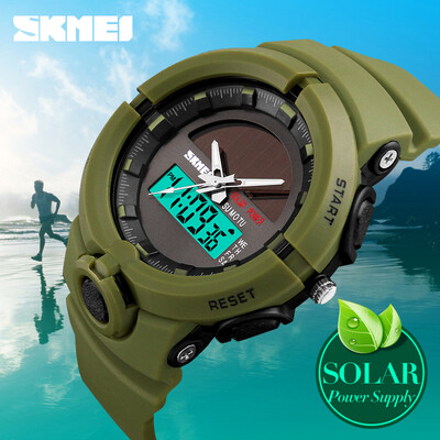 

SKMEI Mens Sport Watch Digital Watch Japanese Quartz Calendar Water Resistant Water Proof Dual Time Zones Alarm Noctilucent Rub