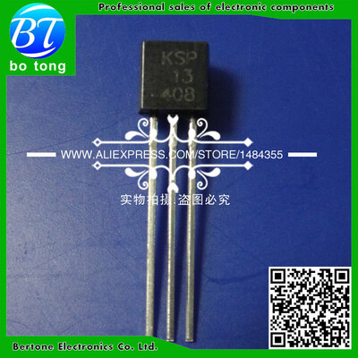 

MPSA13 KSP13 A13 TO-92 0.5A/30V NPN Transistor (1000Pcs)