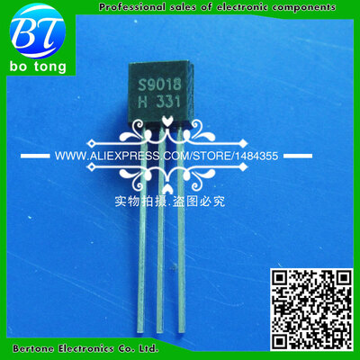 

Free shipping 1000PCS S9018 S9018H TO-92 005A 50ma 30V NPN