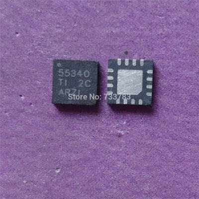 

5pcs/lot TPS55340 QFN16 Integrated 5-A 40-V Wide Input Range Boost/DC-DC Regulator
