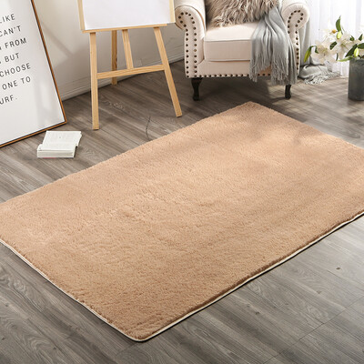 

Fang Ruo FANROL carpet living room coffee table bedroom carpet pad silk padded non-slip mat beige 80 160cm