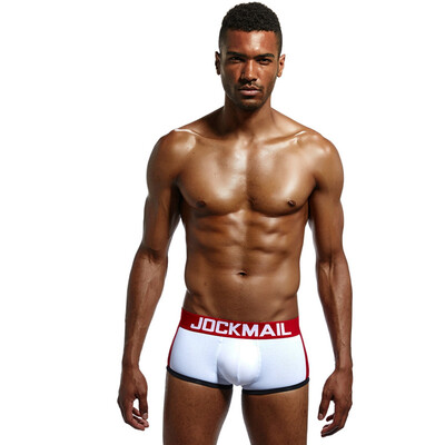 

JOCKMAIL Mens Cotton Cup Boxer Briefs Sexy U convex Sexy pants GAY