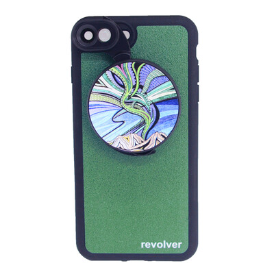 

Ztylus iphone 7P / 8P Универсальный широкоугольный Macro Fisheye 6-в-1 Apple iPhone Lens Kit Aurora Green