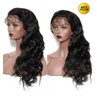 

Protea Lace Front Remy Human Hair Wigs Pre Plucked 250 Density Brazilian Lace Frontal Hair Wig Body Wave Bleached Knots