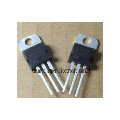 

5PCS L7808CV L7808 7808 Voltage Regulator 80V 15A TO-220