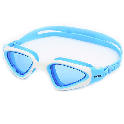 

Whale Ergonomic Anti-fog Swim Goggles Polycarbonate Multi-color Cozy Wide-Vision Swimming Goggles