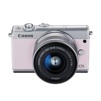 

Canon EOS M100 (15-45 объективов розового набора) (24-миллионный пиксельный сенсорный ЖК-дисплей с полноэкранным двухъядерным фокусом)