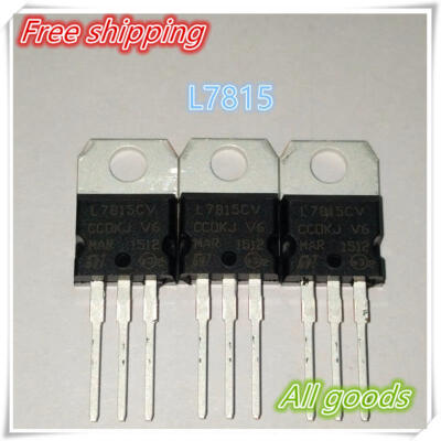 

Free Shipping 50pcs New L7815CV L7815 LM7815 ST TO-220 Voltage Regulator 15V 1.5A