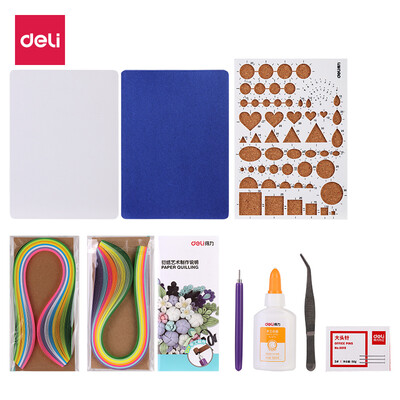

Deli deli hand-made paper set creative yan paper painting material kit 74820