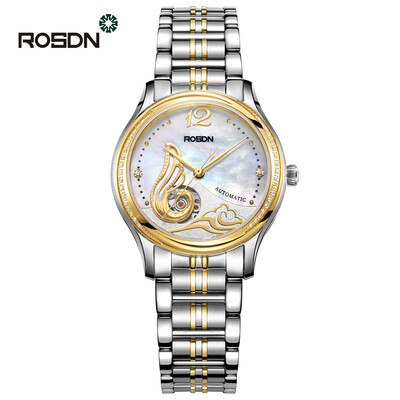 

ROSDN Luxury mechanical watches women hollow Mechanical Watch Women ladies Automatic watch Dress top brand famous Relogio Feminin