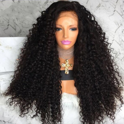 

Clymene Hair 250 Density Full Lace 360 Human Hair Wigs Pre Plucked Kinky Curly Brazilian Virgin 5x45 "Silk Top Glueless Wigs