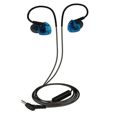 

ROVKING V5 in-ear sports music running headphones stage monitor computer phone line control headset transparent blue