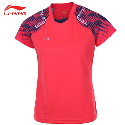 

Li Ning LI-NING All England Badminton Game Fans Match Top Men&39s Badminton Sports Wear AAYN031-2 Fluorescent Flame Red M Code