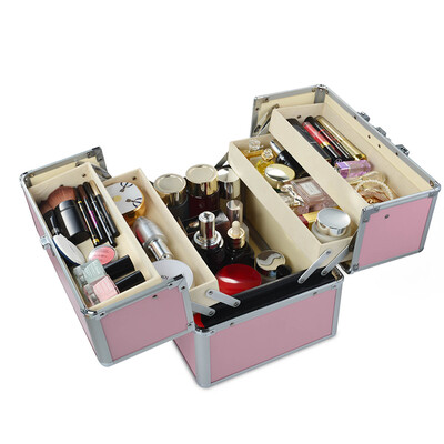 

Vilscijon Victorian aluminum double open household medicine box multi-function medicine box out of the box first aid kit medicine storage box small 3353