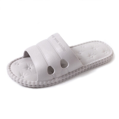 

Suat fashion couple bathroom slippers indoor non-slip home plastic sandals&slippers women summer 4041 yards light pink