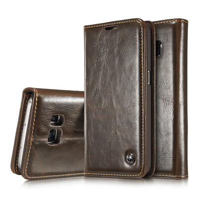 

Samsung Galaxy Note 458 Luxury Leather Vintage Multi-function Wallet Card Clip Protection Cover Stand Phone case