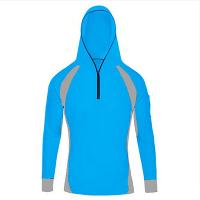 

Breathable Anit UV Fishing shirt Sun Protection Hoody Pullover Shirt Men Quick Dry Clothing Hiking Climbing Shirt Sweater Wears