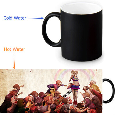 

Zombie Princess 350ml12oz Heat Reveal Mug Color Change Coffee Cup Sensitive Morphing Mugs Magic Mug Milk Tea Cups