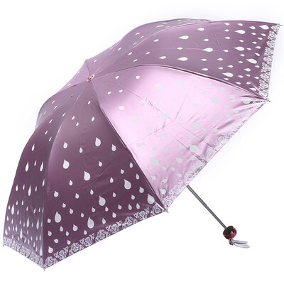 

Paradise umbrella water color change UPF50 polyester color plastic 30 sun umbrella umbrella 3181E sea bream red