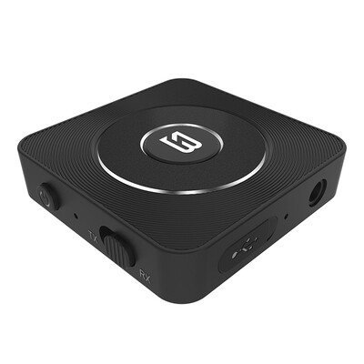 

BYZ BTA003 Bluetooth Adapter 41 Wireless Bluetooth Receiver 41 35mm Audio Headphone Converter AUX Car Audio Transmitter Black